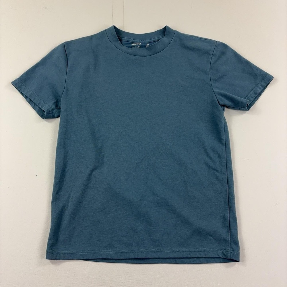 Hollister Shirt Mens XS Blue Cooling Tee Relaxed Fit Tagless Jersey Basic